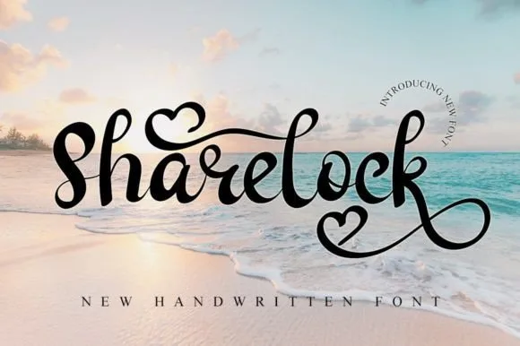 Sharelock Font Sharelock Font Poster 1