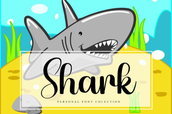 Shark Font Poster 1