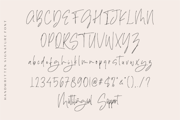 Shelbymalkan Font Poster 8