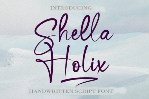 Shella Holix Font Poster 1
