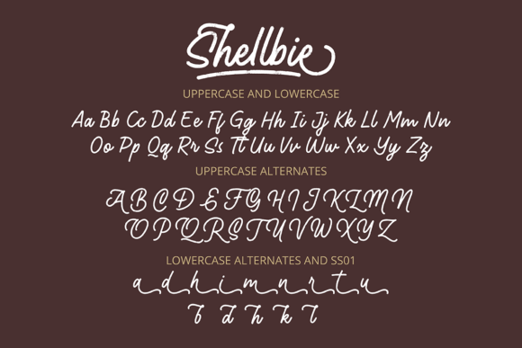 Shellbie Font Poster 8