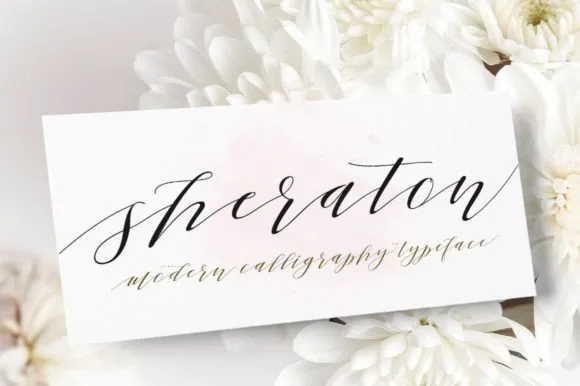 Sheraton Font Sheraton Font Poster 1