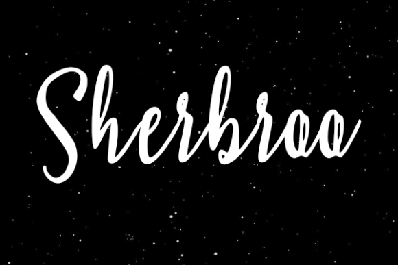 Sherbroo Font Poster 2