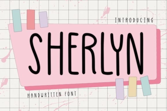 Sherlyn Font Poster 1