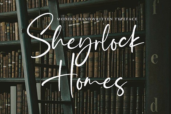 Sheyrlock Homes Font Poster 1