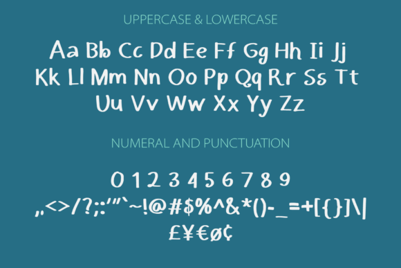 Shimmer Font Poster 2