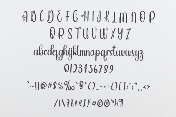 Shining Rainbow Font Poster 5