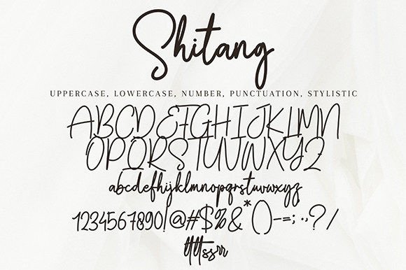 Shitang Font Poster 9