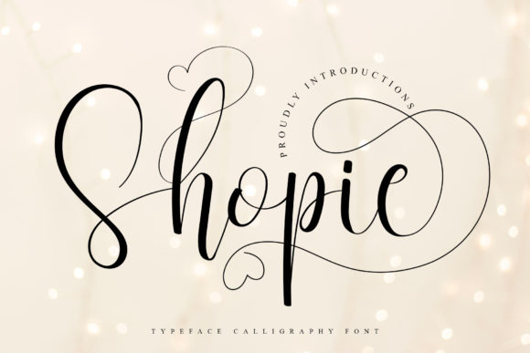 Shopie Script Font Poster 1