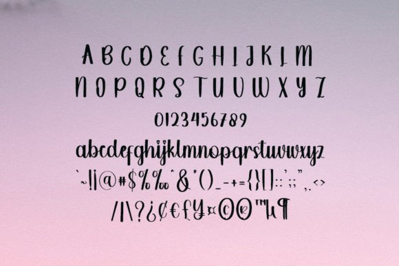 Shopping Font Poster 5