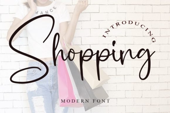 Shopping Font
