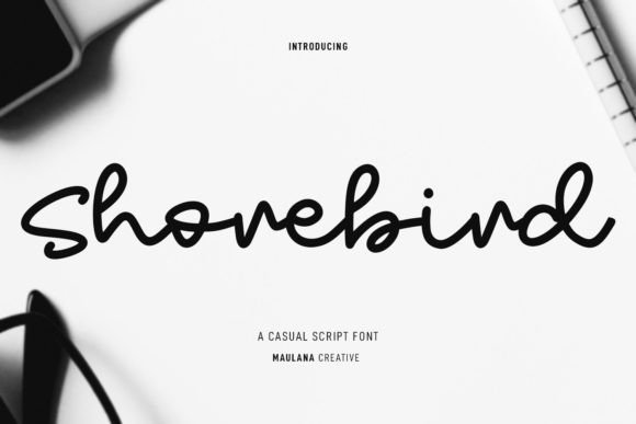 Shorebird Font