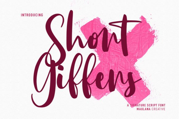 Short Giffers Font