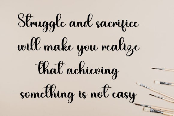 Shuffle Font Poster 5