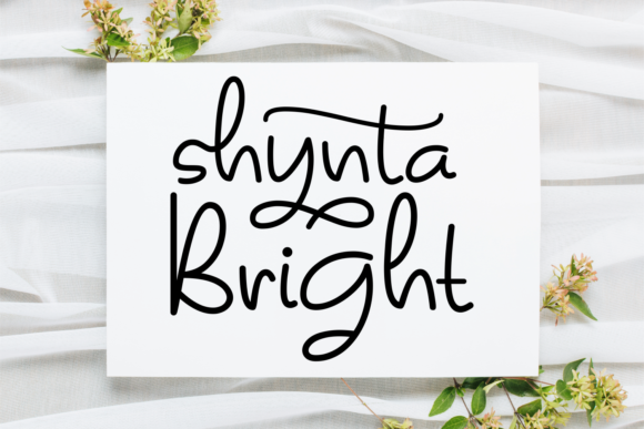 Shynta Bright Font Poster 1