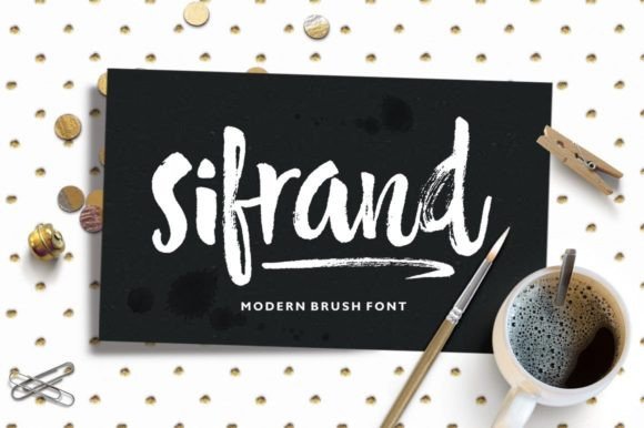 Sifrand Font Poster 1