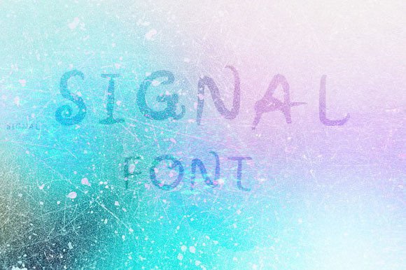 Signal Font Poster 1