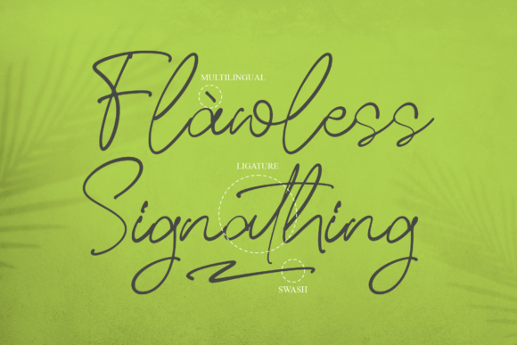 Signathing Font Poster 12