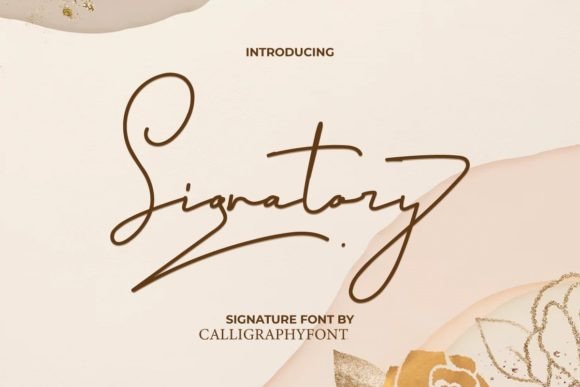 Signatory Font Poster 1