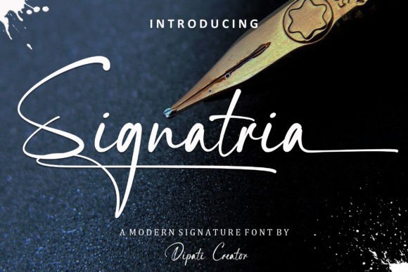 Signatria Font