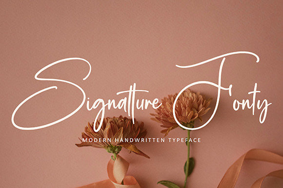 Signatture Fonty Font Poster 1