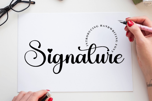 Signature Font