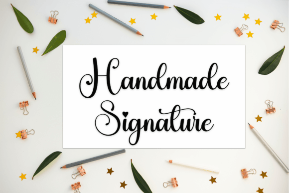 Signature Font Poster 5