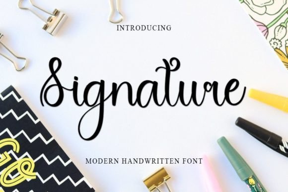 Signature Font