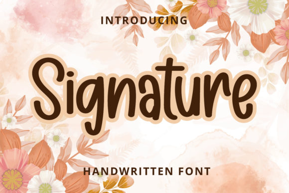 Signature Font