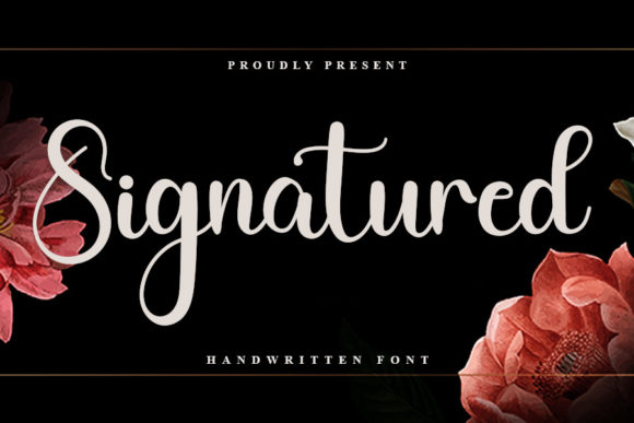 Signatured Font Poster 1