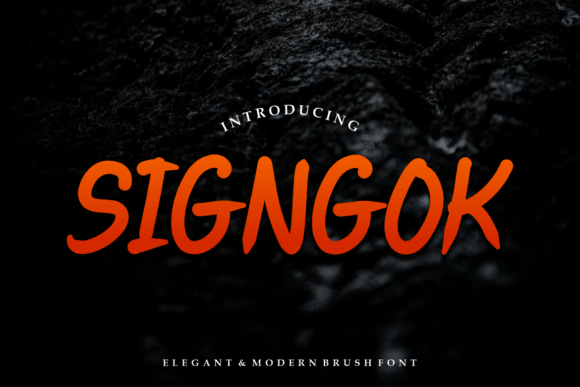 Signgok Font Poster 1