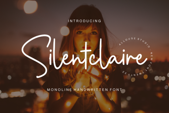 Silentclaire Font Silentclaire Font Poster 1