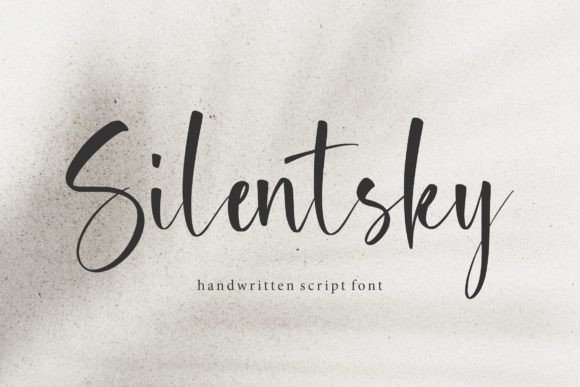Silentsky Font Poster 1