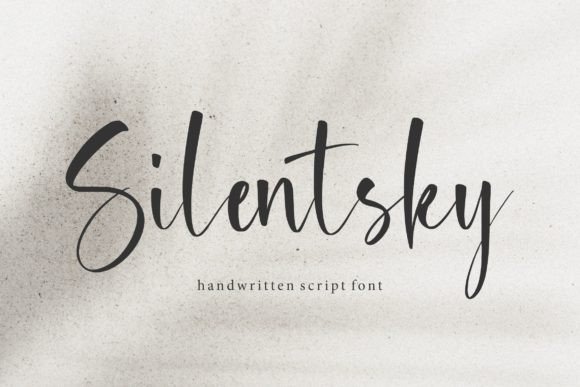 Silentsky Font Poster 1