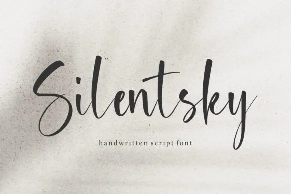 Silentsky Font Poster 1