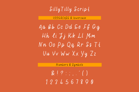 Silly Tilly Font Poster 2
