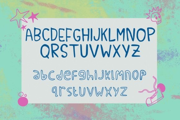 Silly Type Font Poster 2