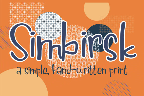 Simbirsk Font Poster 1