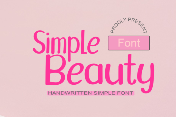Simple Beauty Font Simple Beauty Font Poster 1