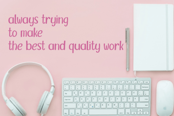 Simple Beauty Font Poster 2