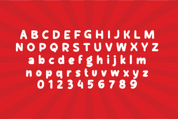 Simple Comic Font Poster 2