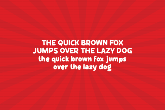 Simple Comic Font Poster 4