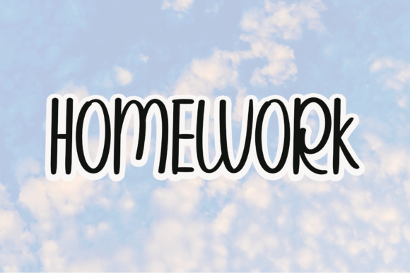 Simple Dream Font Poster 2
