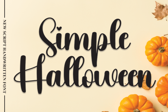 Simple Halloween Font Poster 1