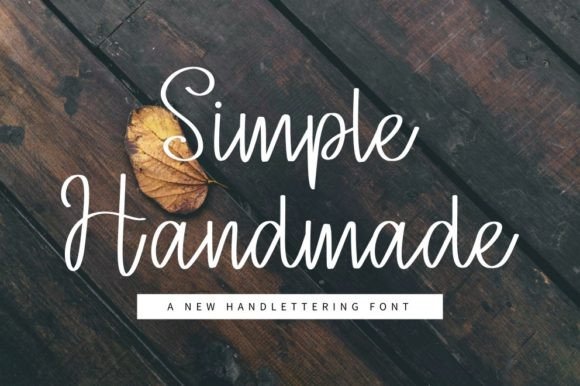 Simple Handmade Font Poster 1