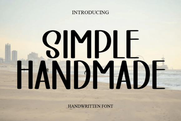 Simple Handmade Font Poster 1