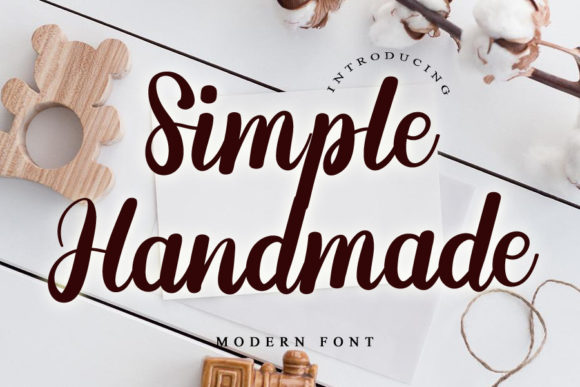 Simple Handmade Font Poster 1