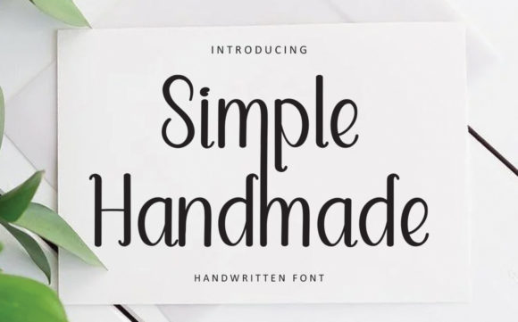 Simple Handmade Font