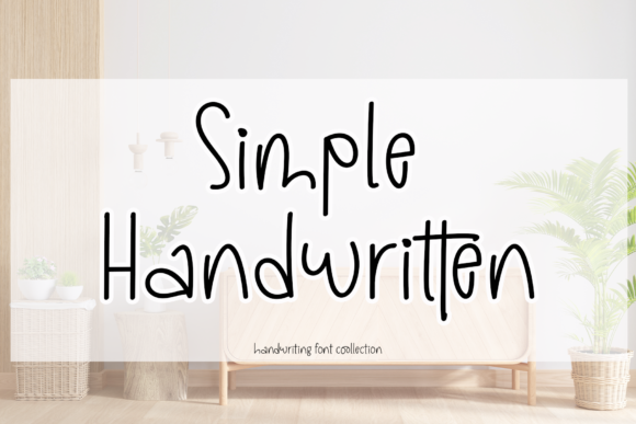 Simple Handwritten Font Poster 1