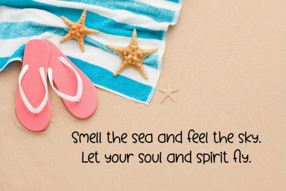 Simple Holiday Font Poster 4